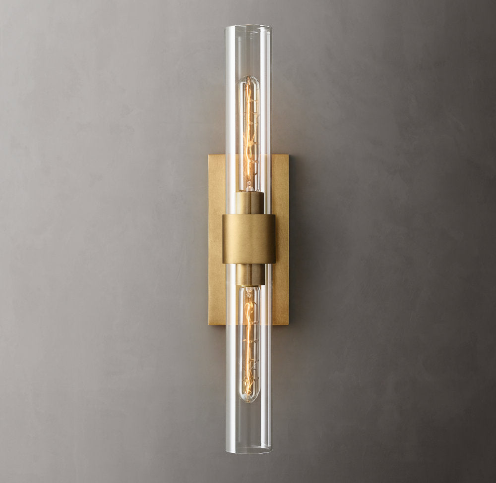 Ravelle Linear Wall Light, Bathroom Wall Sconce, detail 5