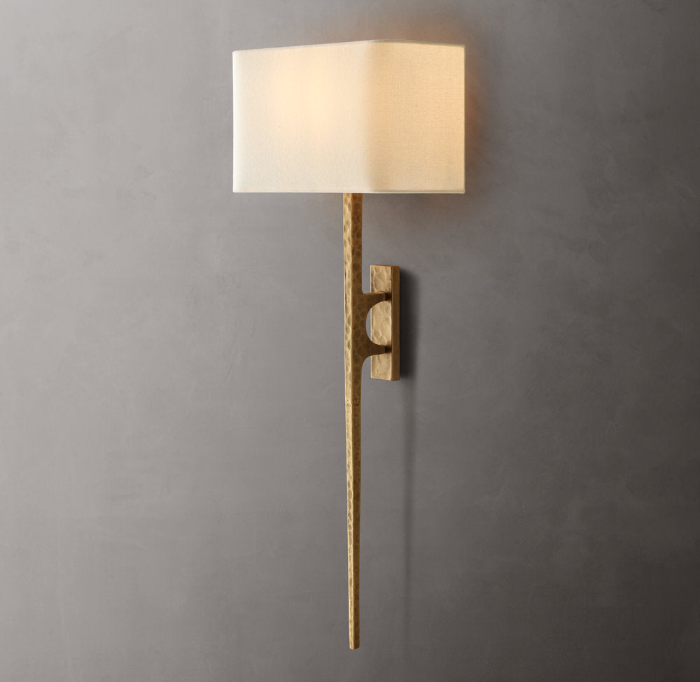 Wright Grand Wall Light, Bedroom Wall Sconce, Dimensions Overall: 13"