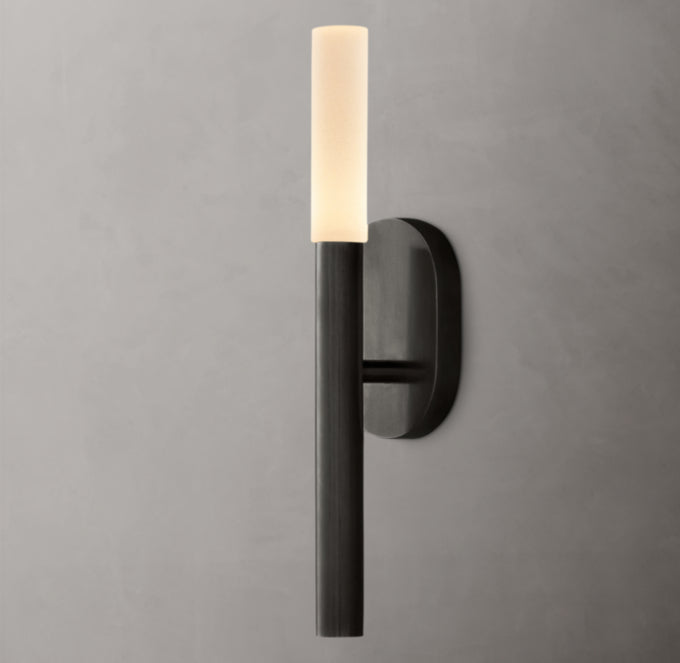 Rousseau Wall Light - 3"W x 5"H, Bathroom Wall Sconce, detail 17