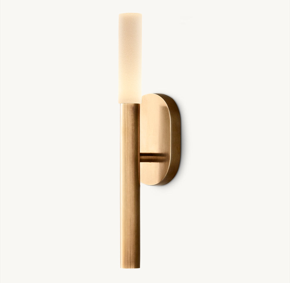 Rousseau Wall Light - 3"W x 5"H, Bathroom Wall Sconce, detail 6