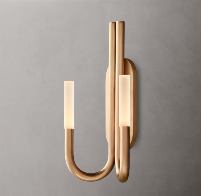 Rousseau Double Wall Light, Bathroom Wall Sconce, detail 15