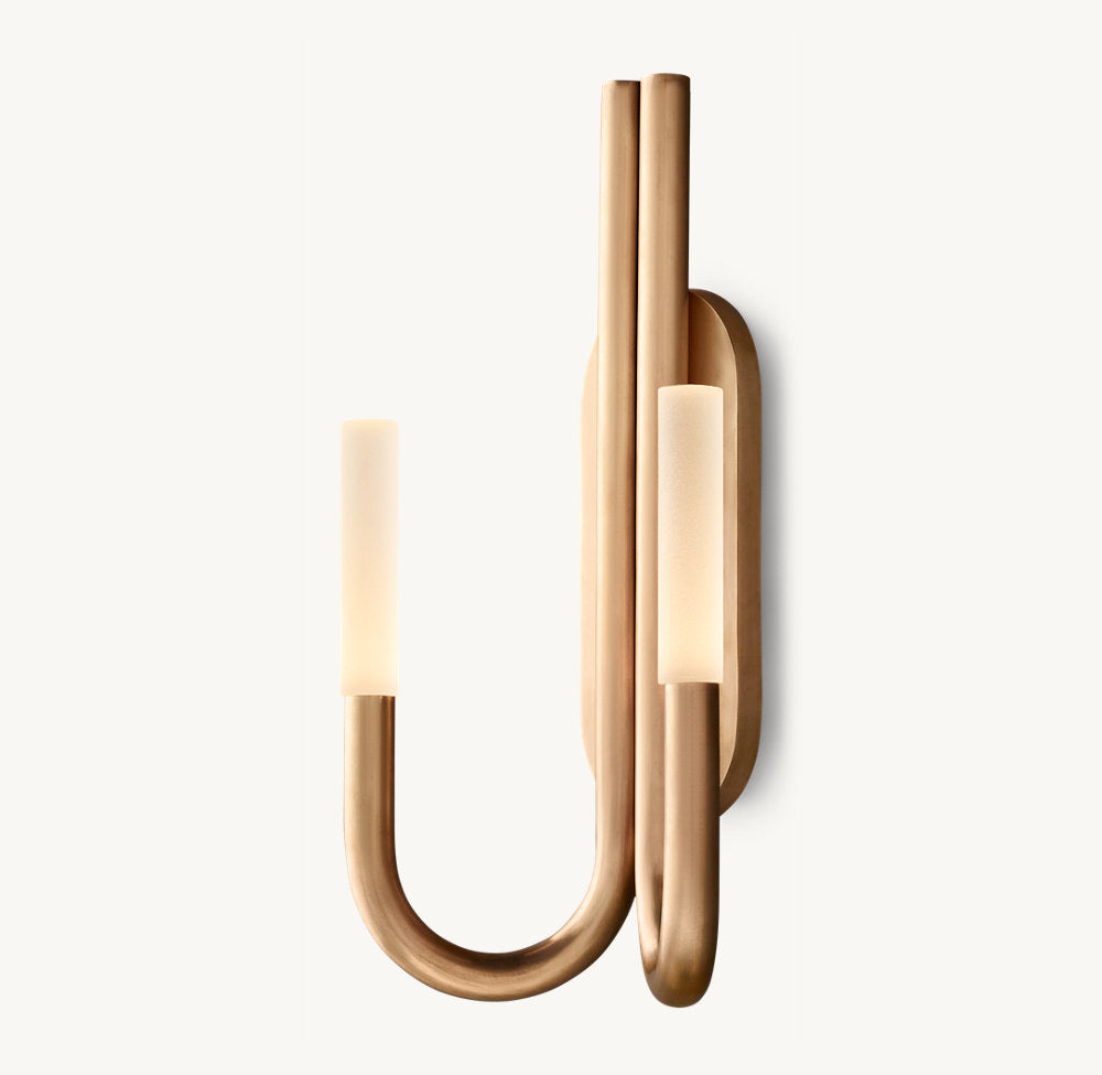 Rousseau Double Wall Light, Bathroom Wall Sconce, detail 6