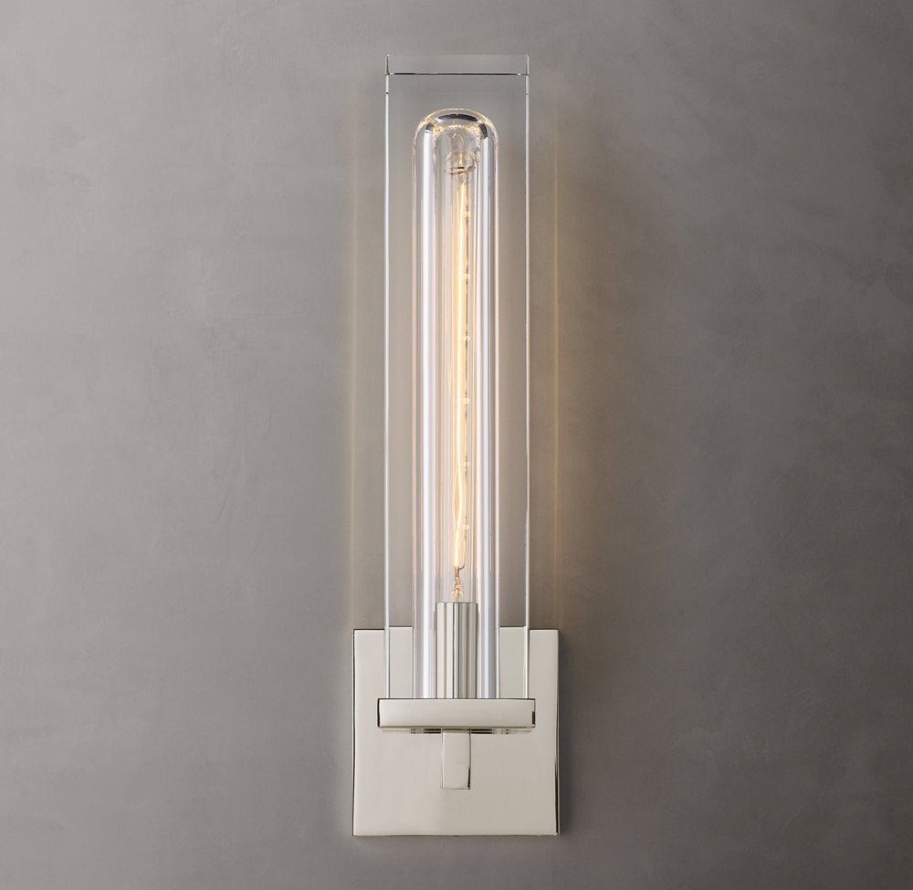 Savile Box Sconce, Bathroom Wall Sconce, detail 12