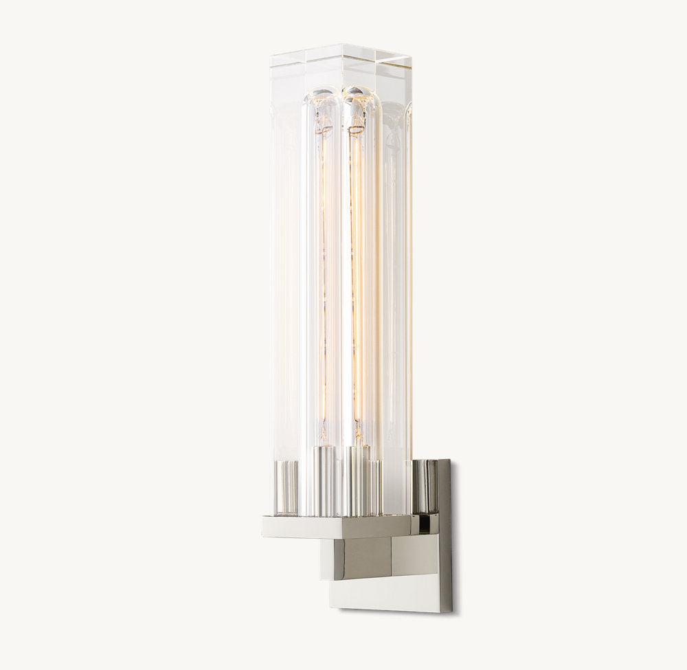 Savile Box Sconce, Bathroom Wall Sconce, detail 13