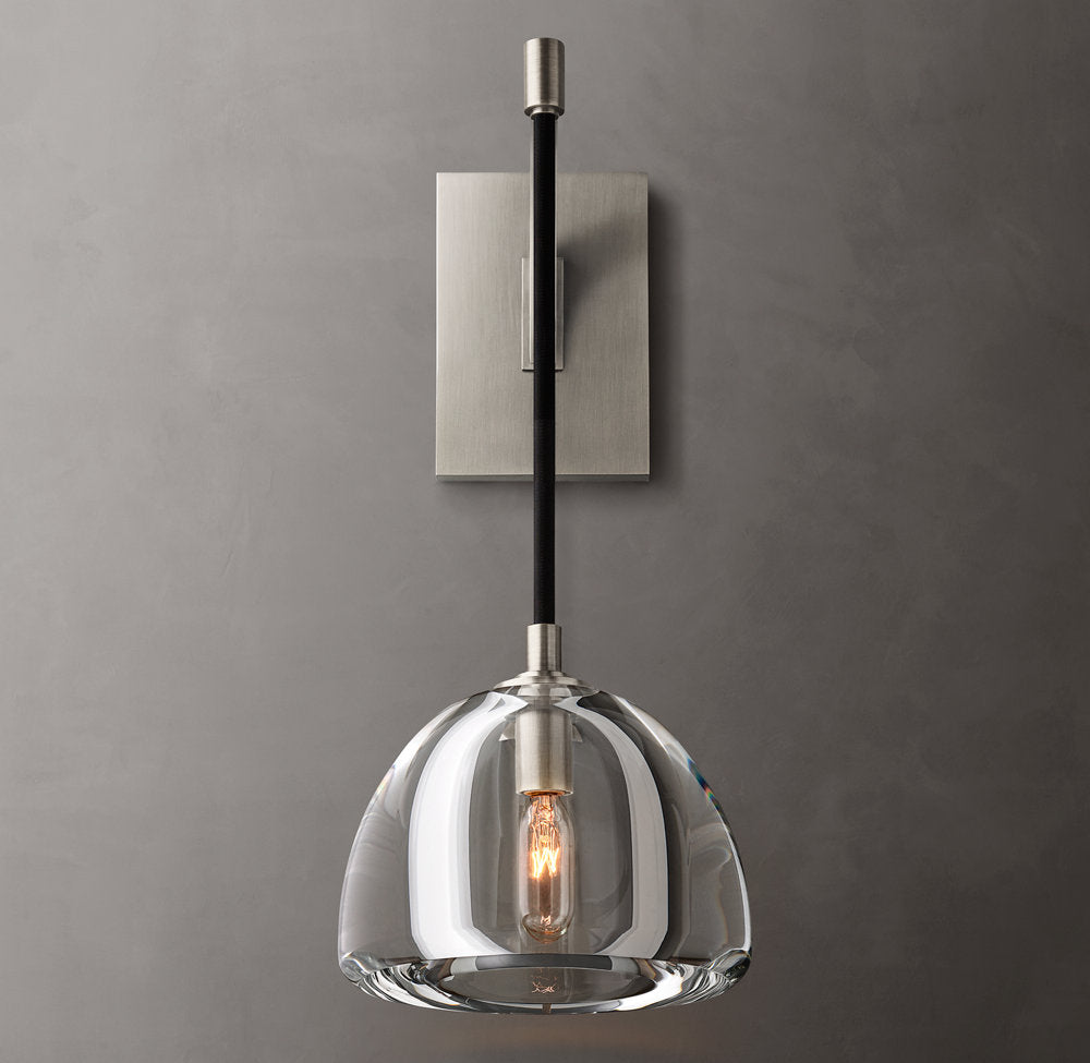 Hemisphere Wall Light, Bathroom Wall Sconce, detail 17