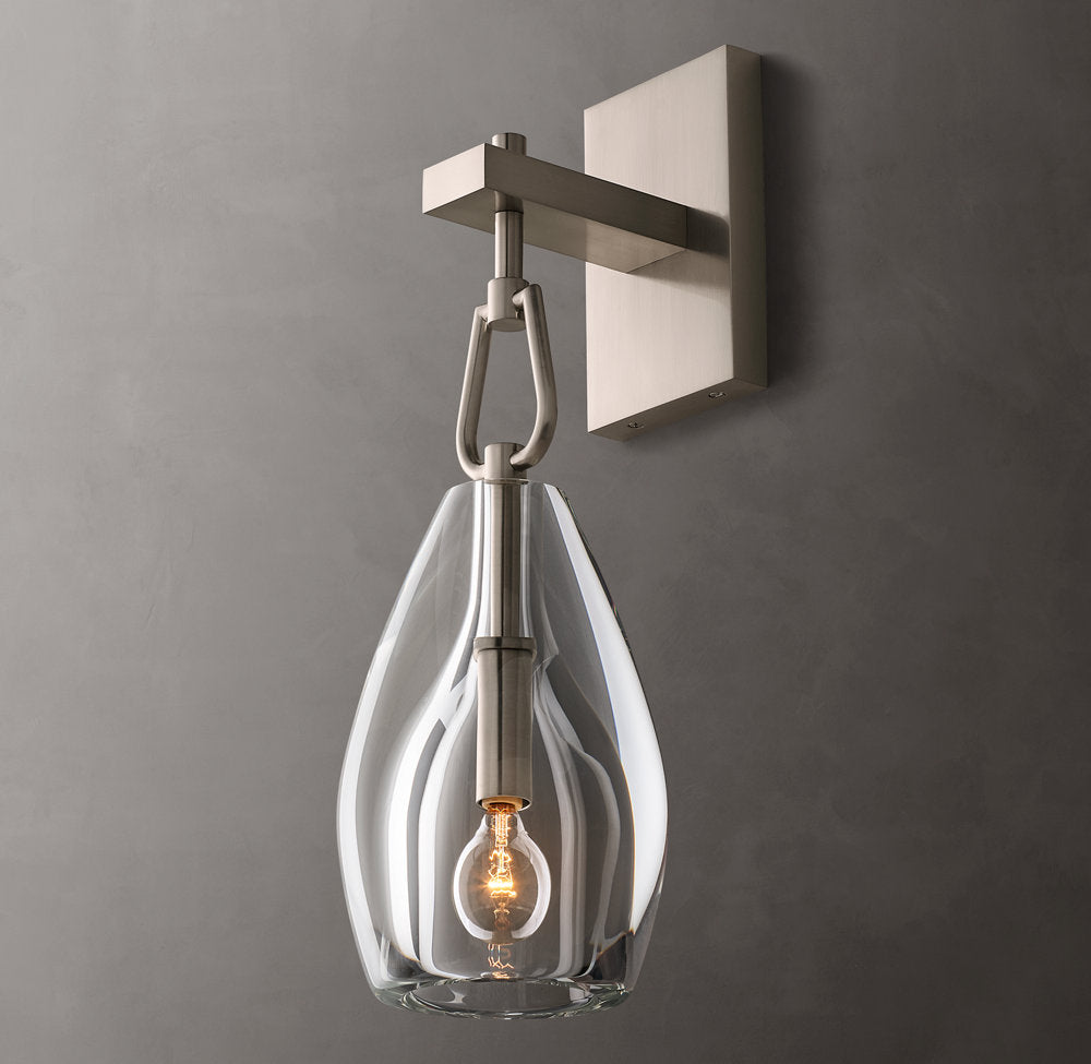 Botanist Flute Wall Light, Bedroom Wall Sconce, detail 13