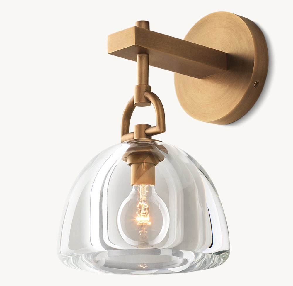 Botanist Dome Wall Light, Bedroom Wall Sconce, detail 7