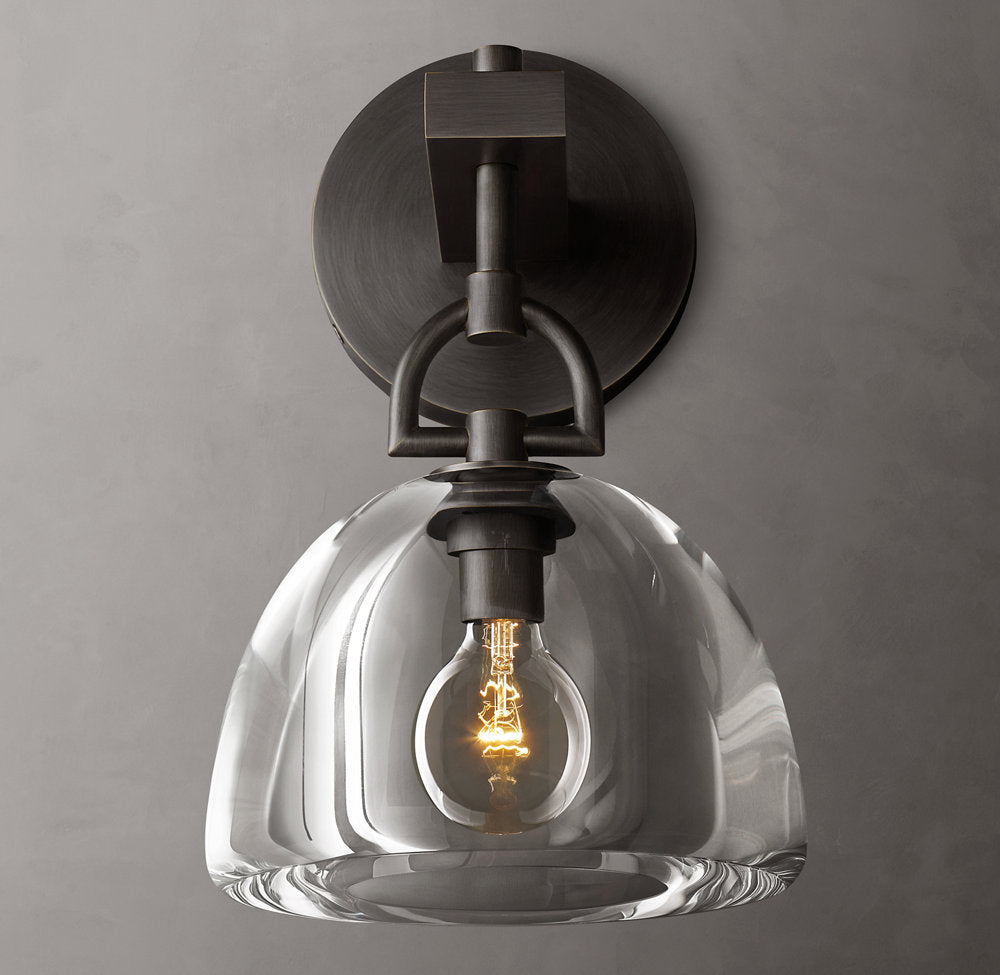 Botanist Dome Wall Light, Bedroom Wall Sconce, detail 9
