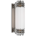 Chadwell 19" Wall Light - Polished Nickel, Hardwired Wall Sconce, Brass, 5" x 16.75"