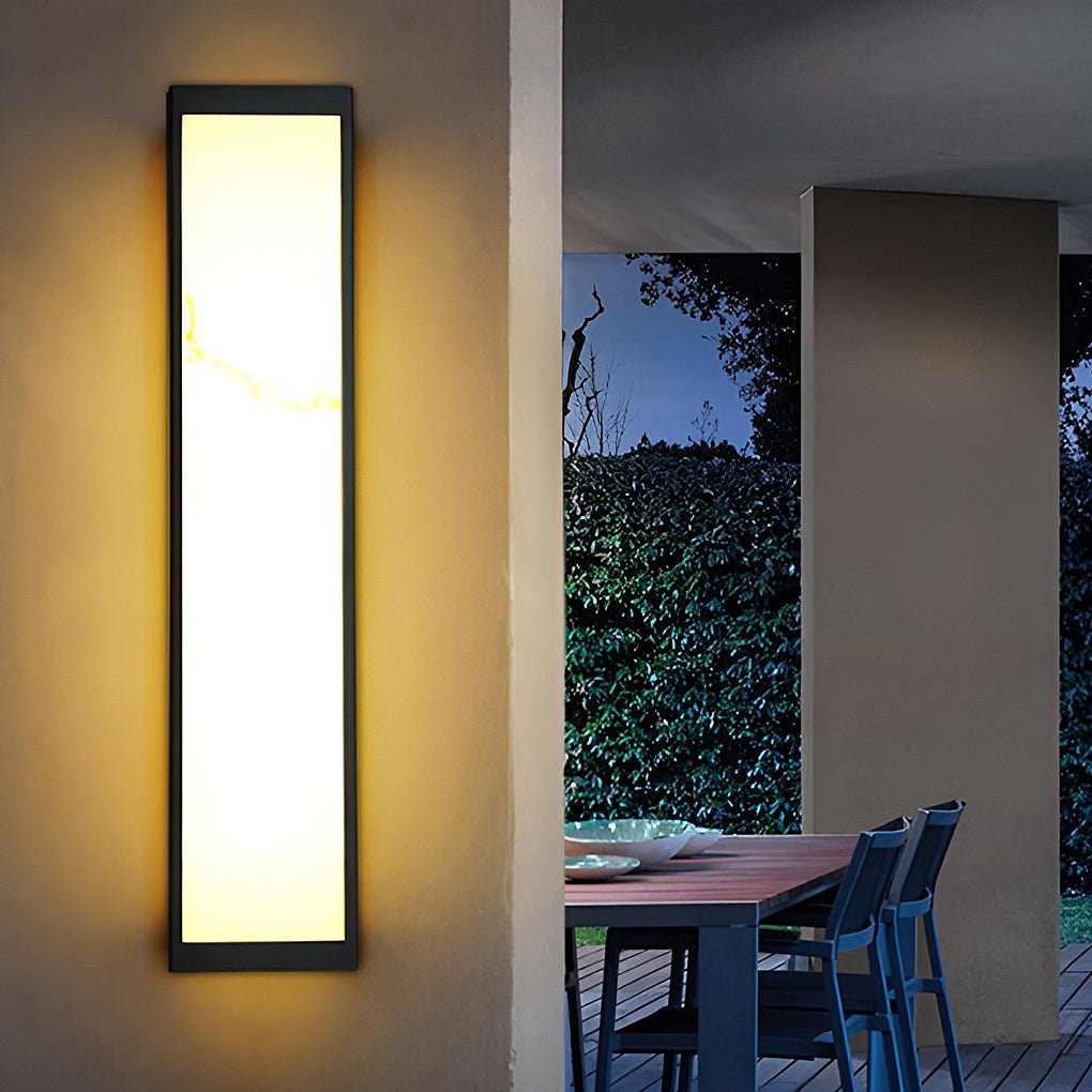 Rectangle Exterior Wall Fixtures LED Wall Light Wall Light Lighting Wall Mounted Lights, Outdoor Wall Light, detail 3