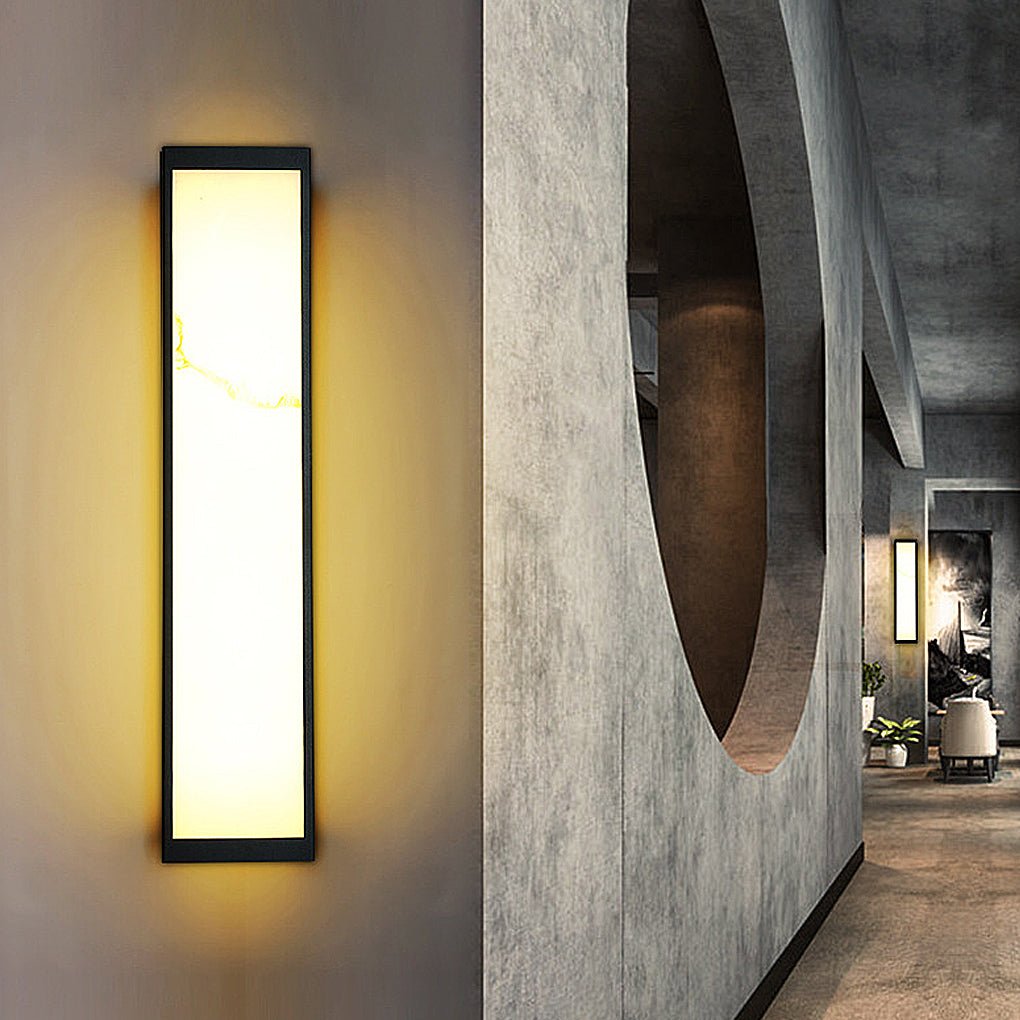 Rectangle Exterior Wall Fixtures LED Wall Light Wall Light Lighting Wall Mounted Lights, Outdoor Wall Light, detail 2