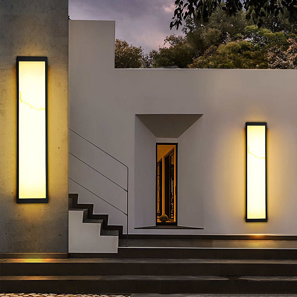 Rectangle Exterior Wall Fixtures LED Wall Light Wall Light Lighting Wall Mounted Lights, Outdoor Wall Light, detail 4