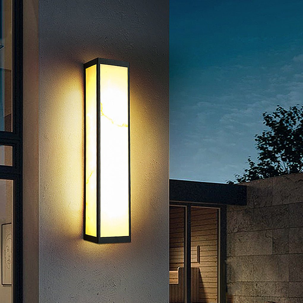 Rectangle Exterior Wall Fixtures LED Wall Light Wall Light Lighting Wall Mounted Lights, Outdoor Wall Light, detail 8