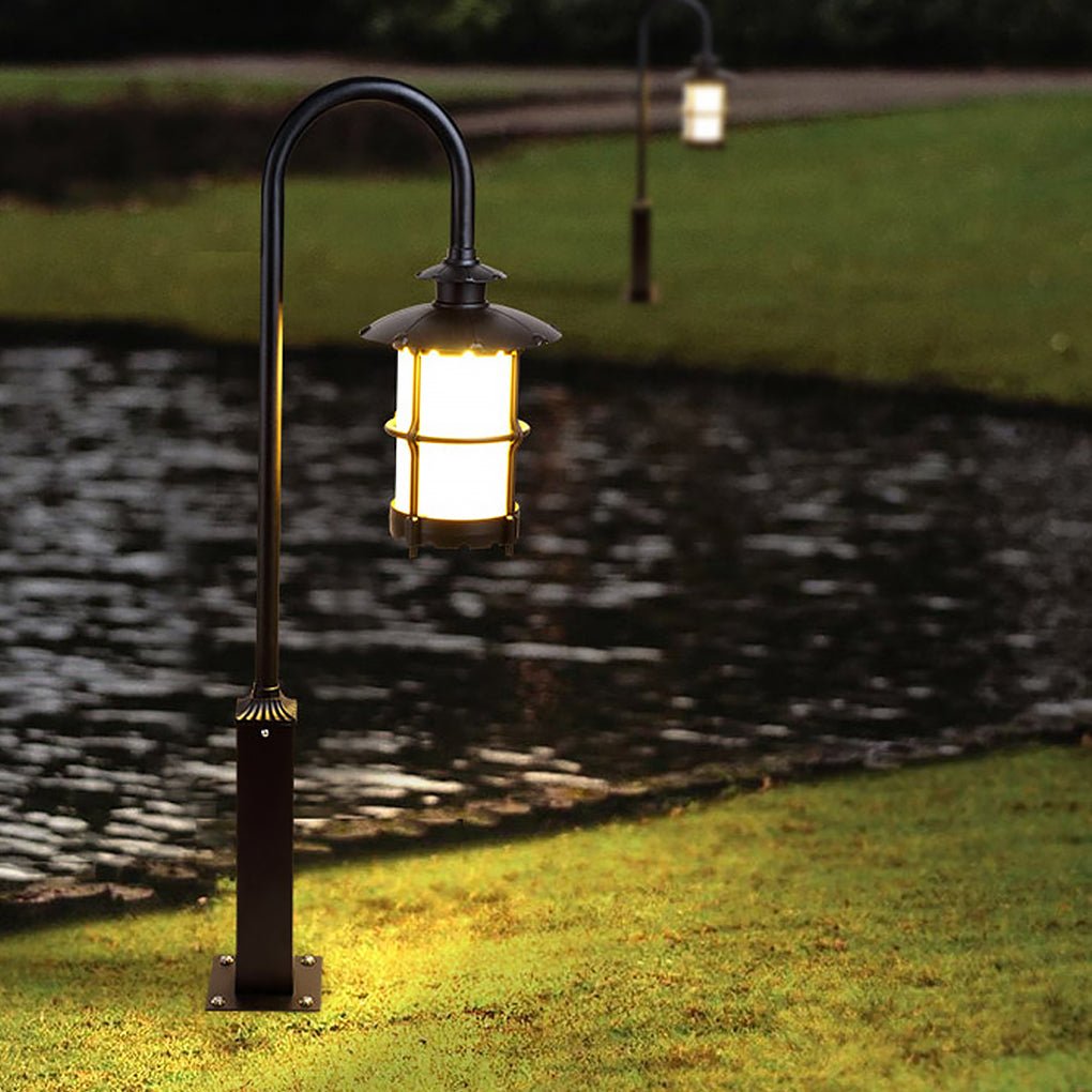 Glass Retro Chic LED Waterproof Landscape Light for Villa Garden Park Lawn, Outdoor Wall Light, detail 2
