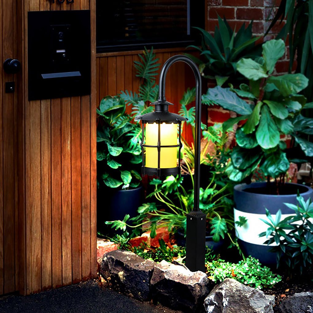 Glass Retro Chic LED Waterproof Landscape Light for Villa Garden Park Lawn, Outdoor Wall Light, detail 4