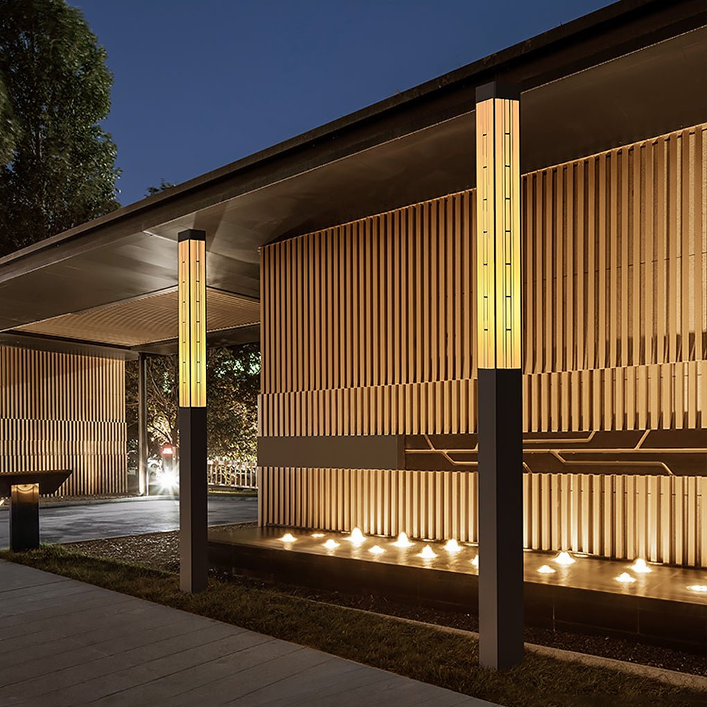Retro Waterproof Exterior Pole Lights Lamp Post Lights Public Lighting, Outdoor Wall Light, detail 5