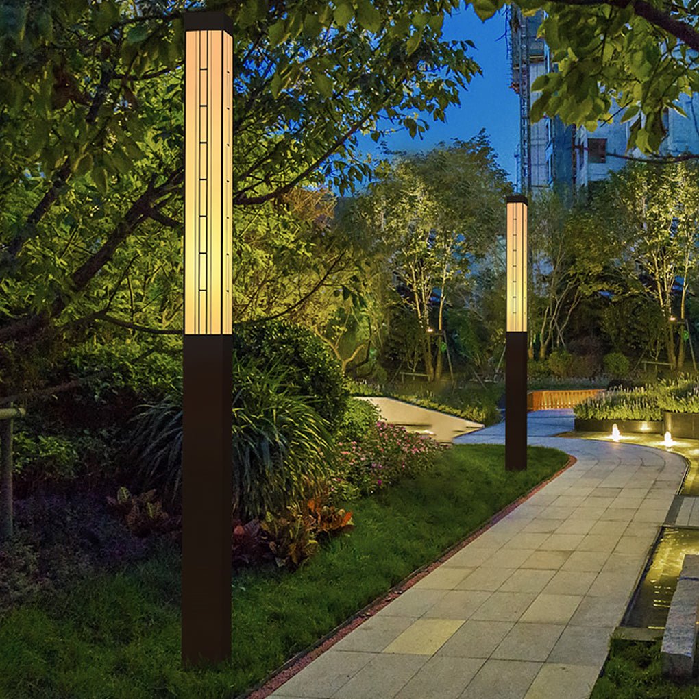 Retro Waterproof Exterior Pole Lights Lamp Post Lights Public Lighting, Outdoor Wall Light, 71"