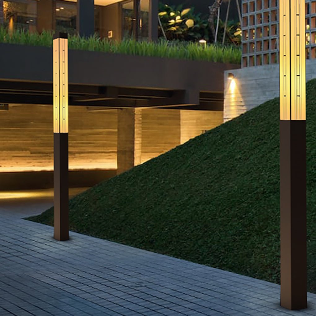 Retro Waterproof Exterior Pole Lights Lamp Post Lights Public Lighting, Outdoor Wall Light, detail 4