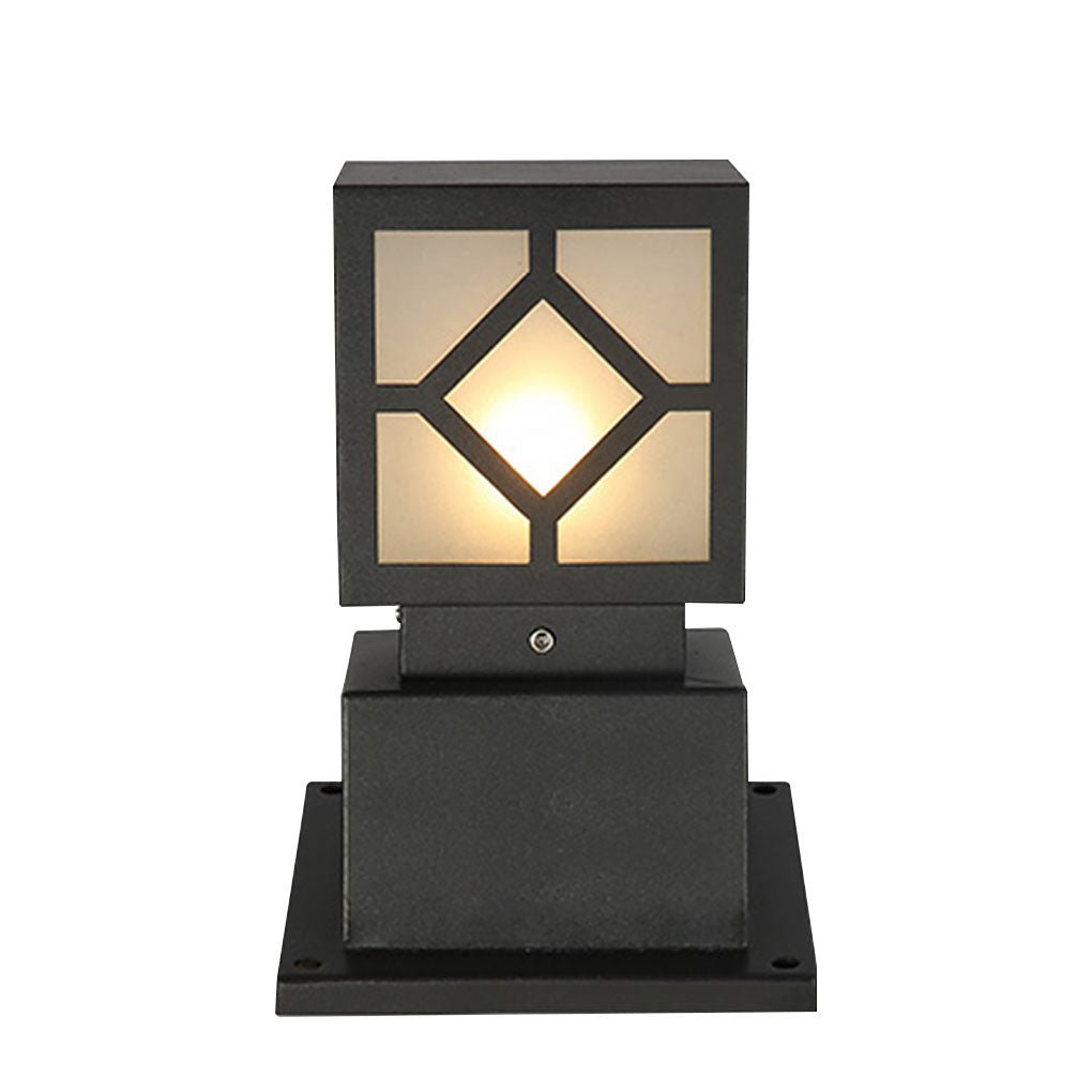 Retro European Square Exterior Waterproof LED Garden Light Solar Landscape Decorative Lamp, Outdoor Wall Light, detail 11