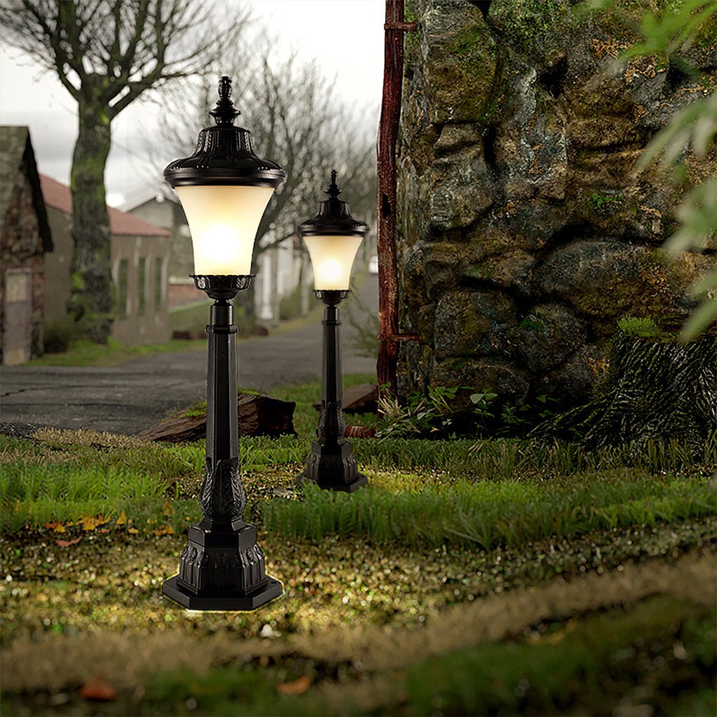 Retro Exterior High Pole Landscape Decorative Lighting Post Lights for Garden Park, Outdoor Wall Light, detail 3