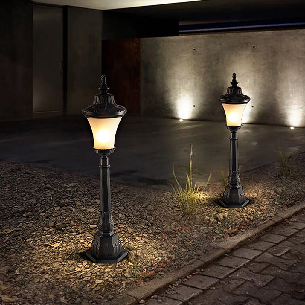 Retro Exterior High Pole Landscape Decorative Lighting Post Lights for Garden Park, Outdoor Wall Light, detail 7