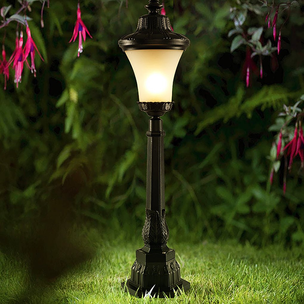 Retro Exterior High Pole Landscape Decorative Lighting Post Lights for Garden Park, Outdoor Wall Light, detail 2