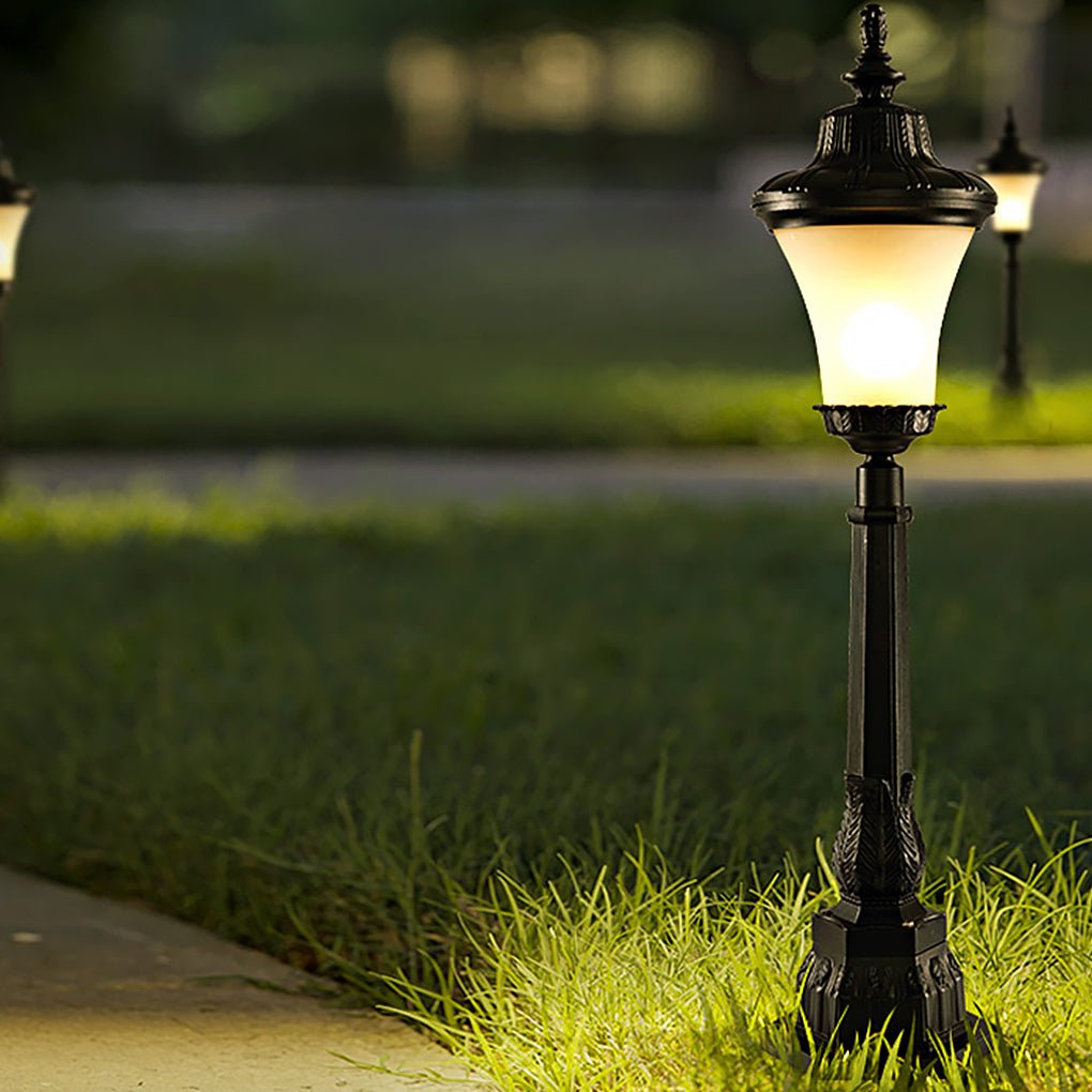 Retro Exterior High Pole Landscape Decorative Lighting Post Lights for Garden Park, Outdoor Wall Light, detail 5