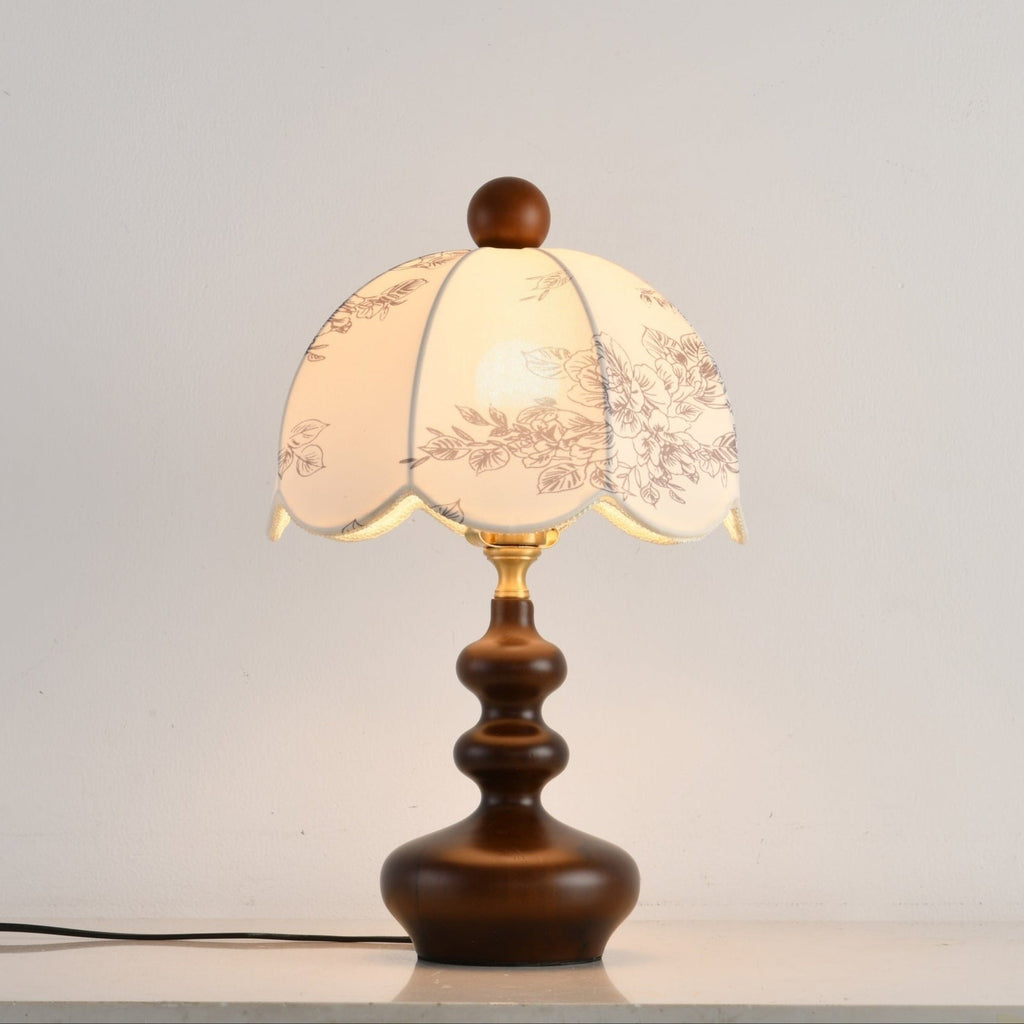 Rosabelle Floral Table Light, Bedside Table Lamp, detail 10