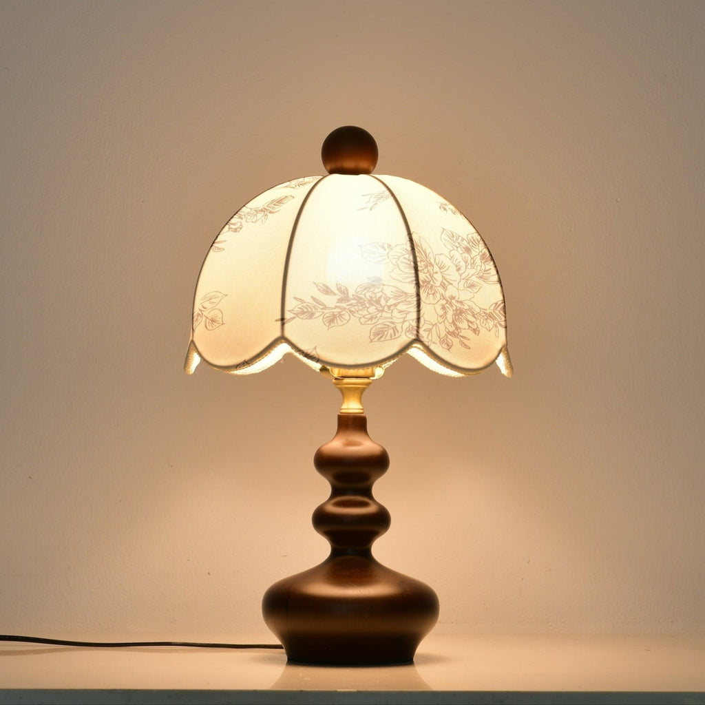 Rosabelle Floral Table Light, Bedside Table Lamp, detail 11
