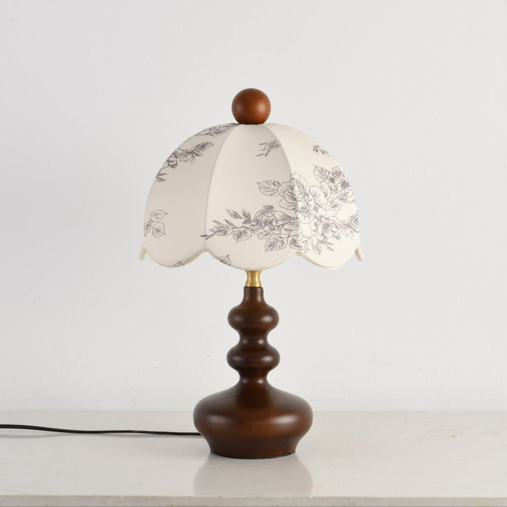 Rosabelle Floral Table Light, Bedside Table Lamp, detail 12