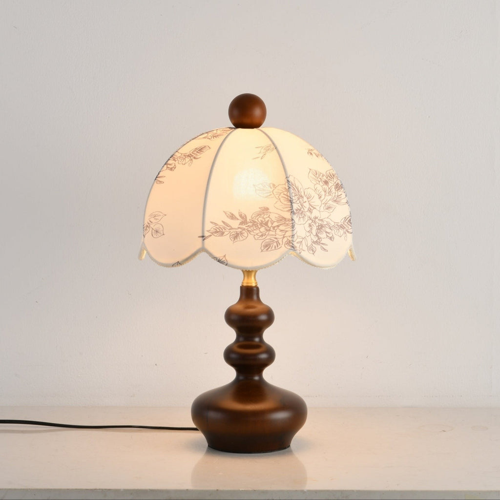 Rosabelle Floral Table Light, Bedside Table Lamp, detail 13