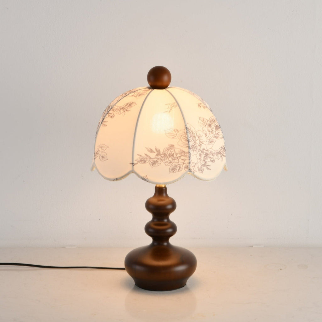 Rosabelle Floral Table Light, Bedside Table Lamp, detail 16
