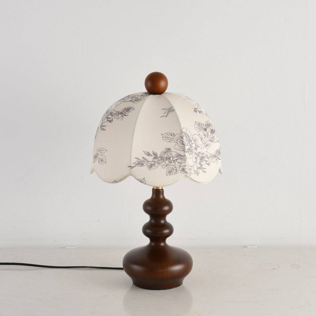 Rosabelle Floral Table Light, Bedside Table Lamp, detail 17