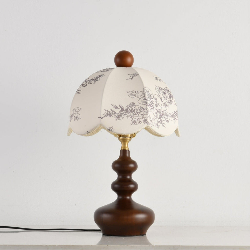 Rosabelle Floral Table Light, Bedside Table Lamp, detail 7