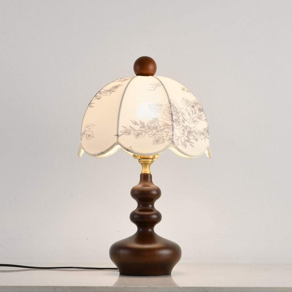 Rosabelle Floral Table Light, Bedside Table Lamp, detail 8