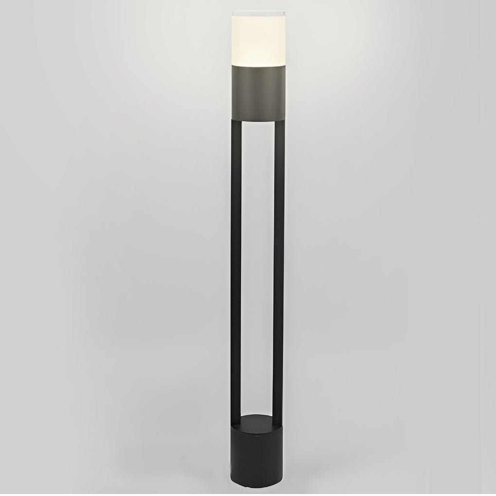 Circular Clean-Lined Exterior Post Lights Waterproof LED Pole Light Exterior Lights, Outdoor Wall Light, detail 7