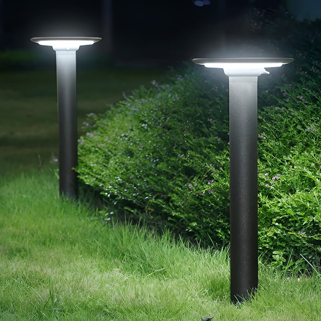 Circular UFO Shaped LED Waterproof Solar Path Lights Exterior Post Lights, Outdoor Wall Light, detail 9