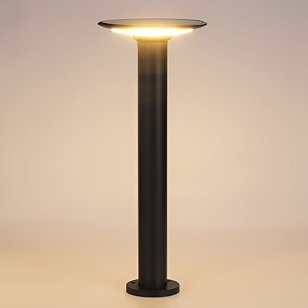 Circular UFO Shaped LED Waterproof Solar Path Lights Exterior Post Lights, Outdoor Wall Light, detail 6