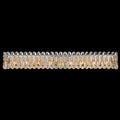 Sarella Bathroom Vanity, 8-Light, Heirloom Gold, Clear Crystal, 36.5"W, Bathroom Vanity Light, 5.5"H x 36.5"W x 5"D