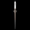 Solitude 70" Tall LED Wall Light with Clear Optic Haze Crystal, Bedroom Wall Sconce, detail 7