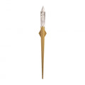 Solitude Wall Light, Integrated LED, Aged Brass, Optic Haze Quartz, Hardwired Wall Sconce, 8"L x 6.6"W x 70"H