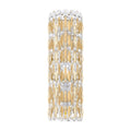 Sarella 4 Light 22" Tall Wall Light with Clear Crystals, Bedroom Wall Sconce, Dimensions Height: 22"