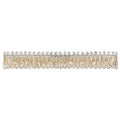 Sarella 8 Light 6" Tall Wall Light with Clear Crystals, Bedroom Wall Sconce, 2"