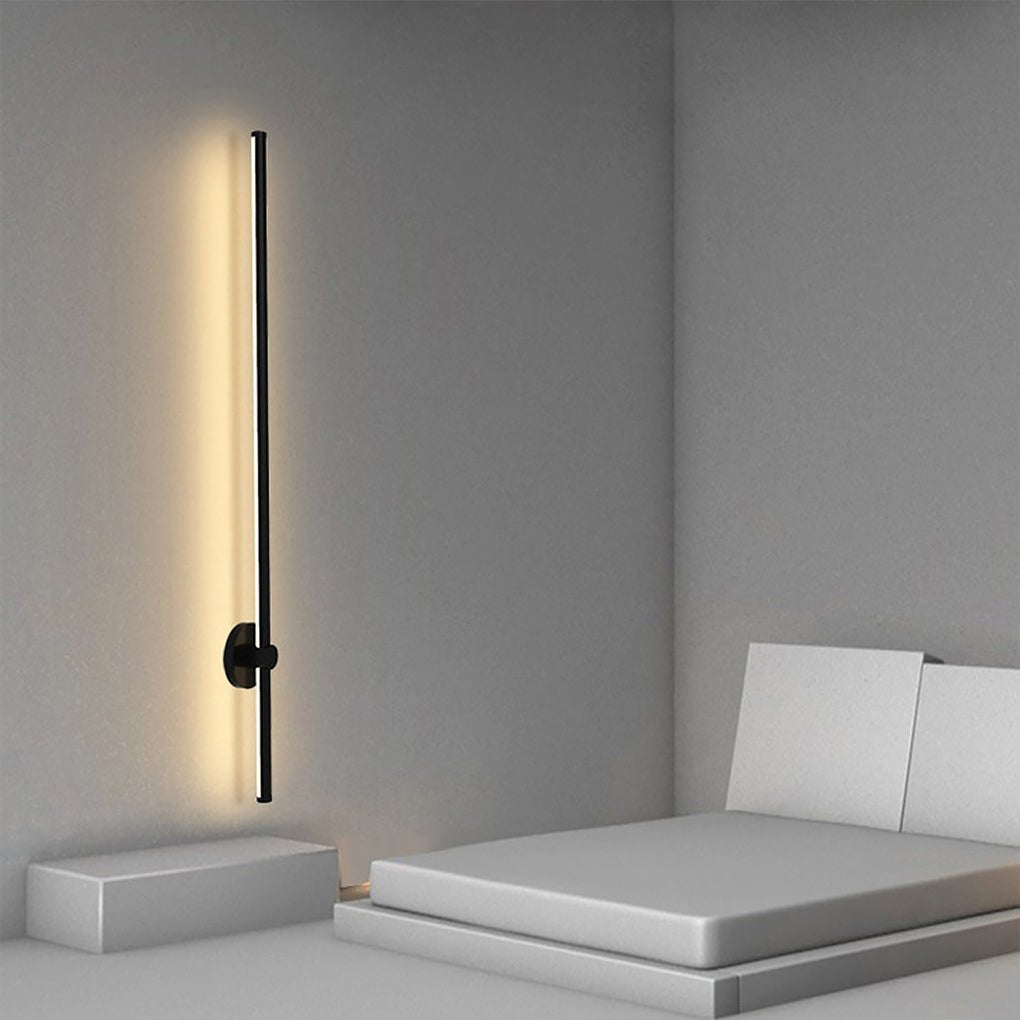 Clean Rotatable Three-color Dimming LED Wall Light for Living Room Background Wall, Bedroom Wall Sconce, detail 3