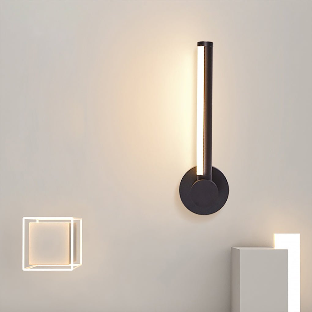 Clean Rotatable Three-color Dimming LED Wall Light for Living Room Background Wall, Bedroom Wall Sconce, detail 10