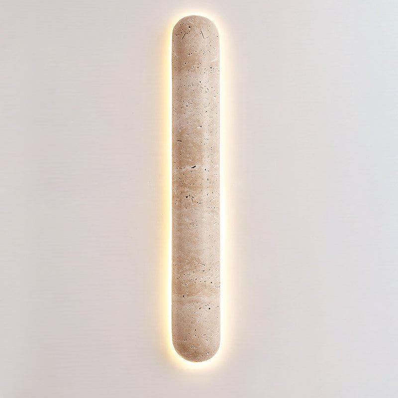 Liora Travertine Wall Light, Hardwired Wall Sconce, detail 18