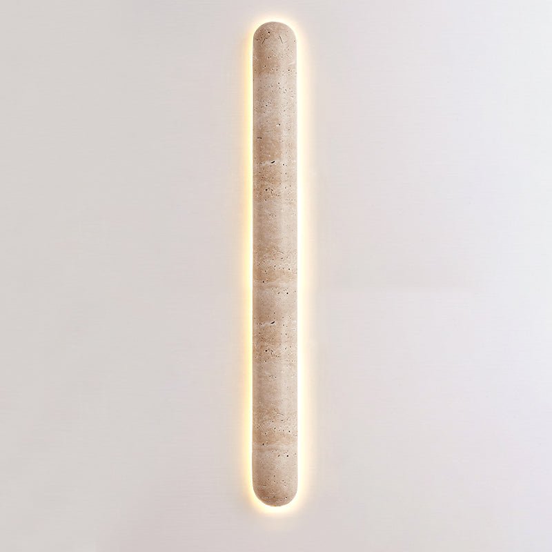 Liora Travertine Wall Light, Hardwired Wall Sconce, detail 20