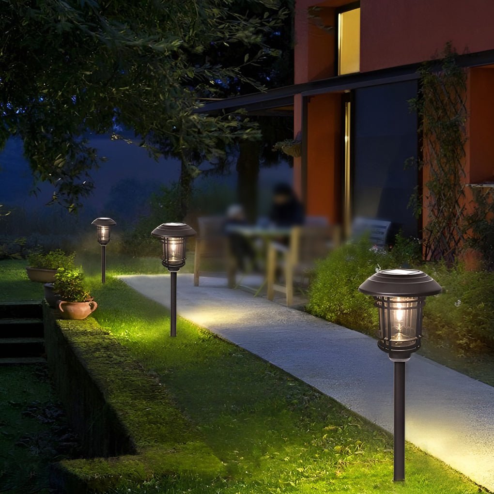 Solar Exterior Lights Garden Lights LED Post Lights Landscape Lighting Pathway Lights, Outdoor Wall Light, detail 2