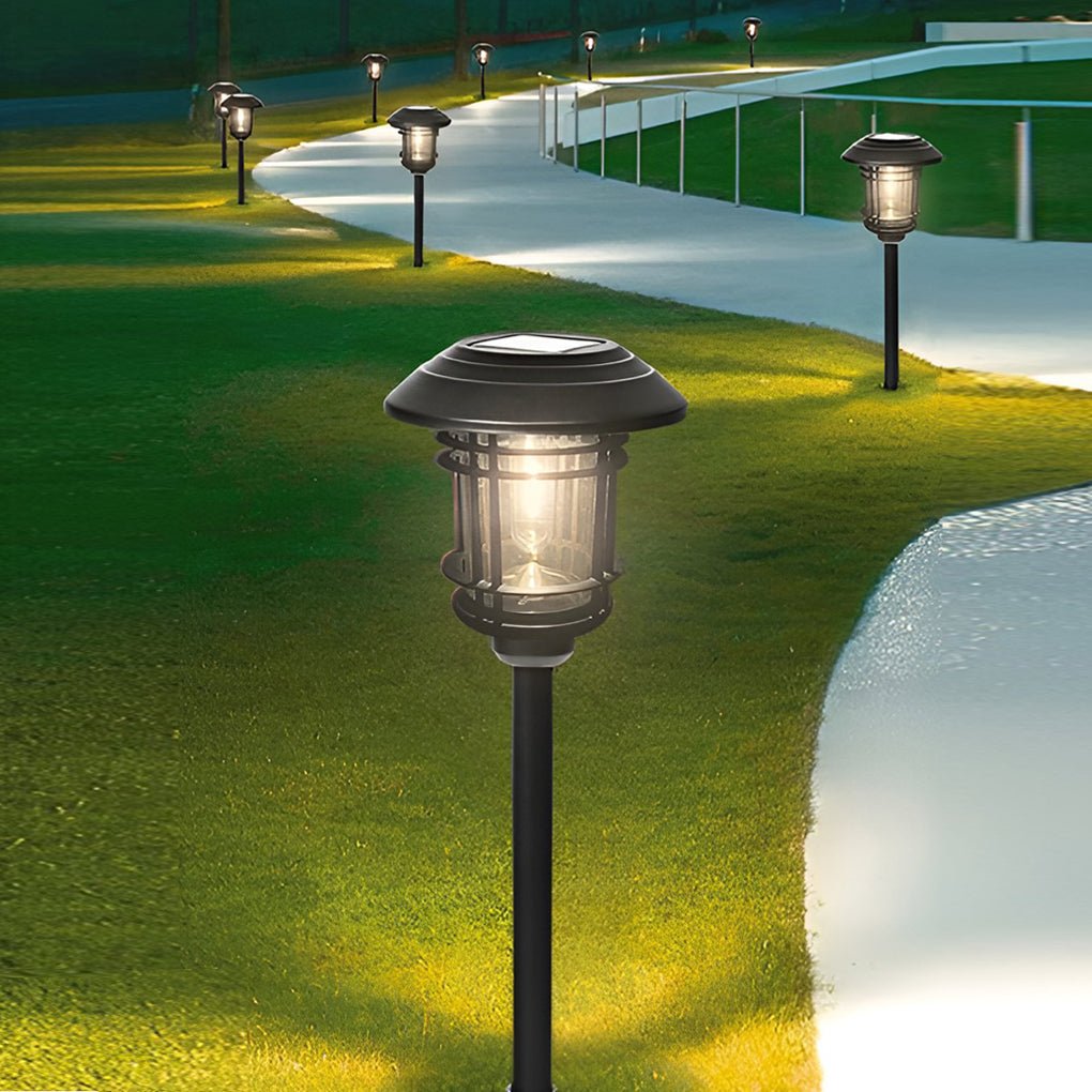 Solar Exterior Lights Garden Lights LED Post Lights Landscape Lighting Pathway Lights, Outdoor Wall Light, detail 4