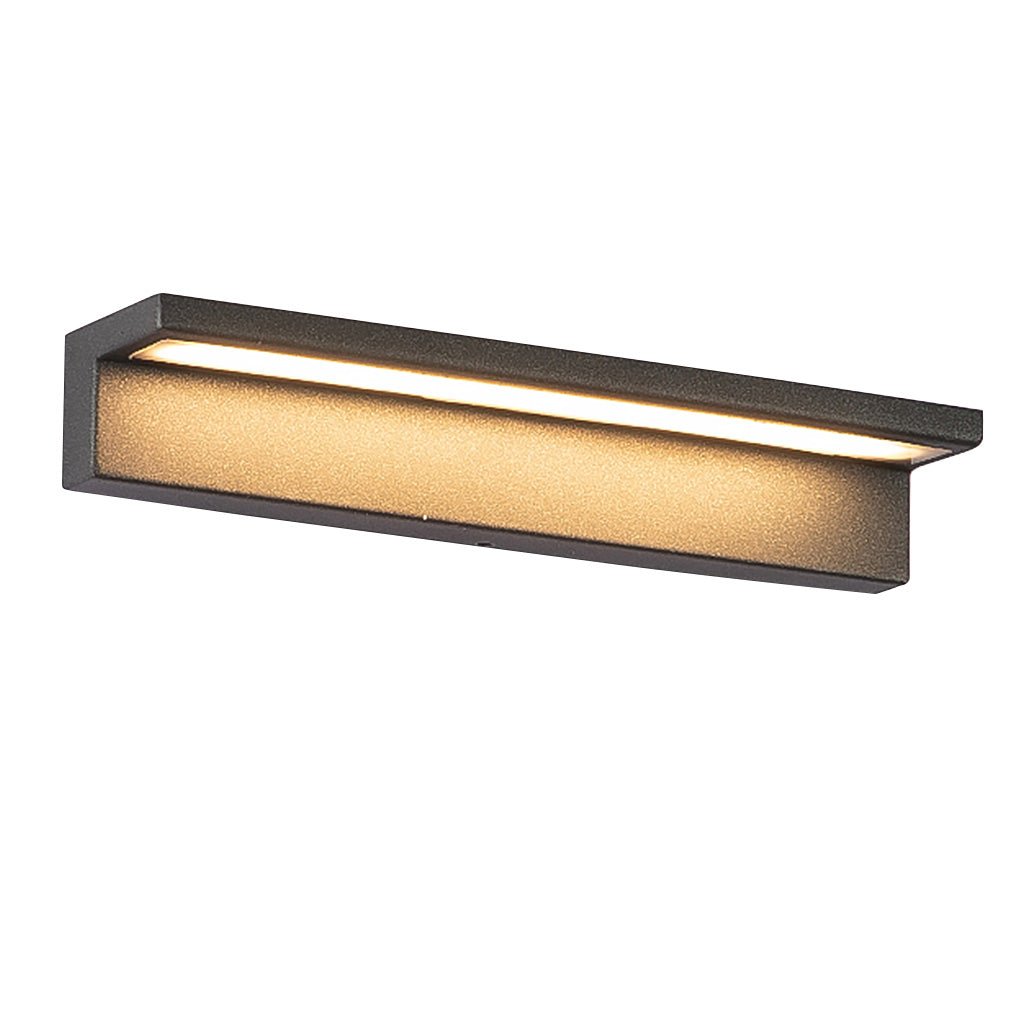Contemporary Stainless Steel Linear LED Strip Exterior Wall Light - Contemporary, Weatherproof for Garden Villa, Outdoor Wall view 8